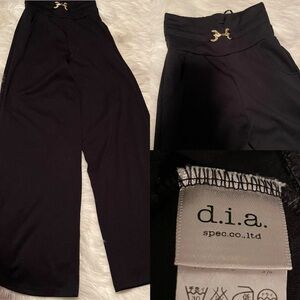 Gyaru gal brand d.i.a. Black high waist pants with slight flare